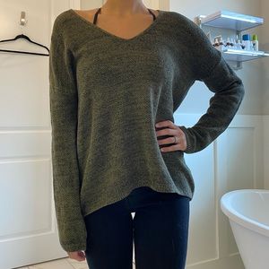 H&M Green Slouchy Sweater